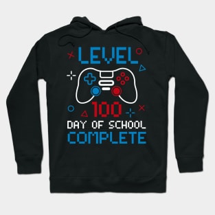 100 Days Video Game Level 100 Days of School Completed Hoodie